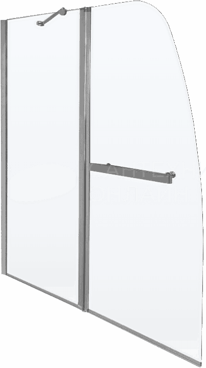 Стеклянная шторка Parly F03F 130x120