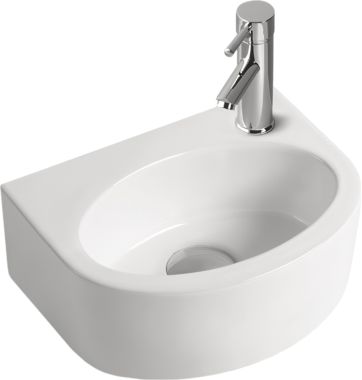 Раковина SantiLine SL-2019 накладная, белая