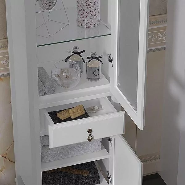 Пенал Opadiris Лоренцо 45 L белый матовый