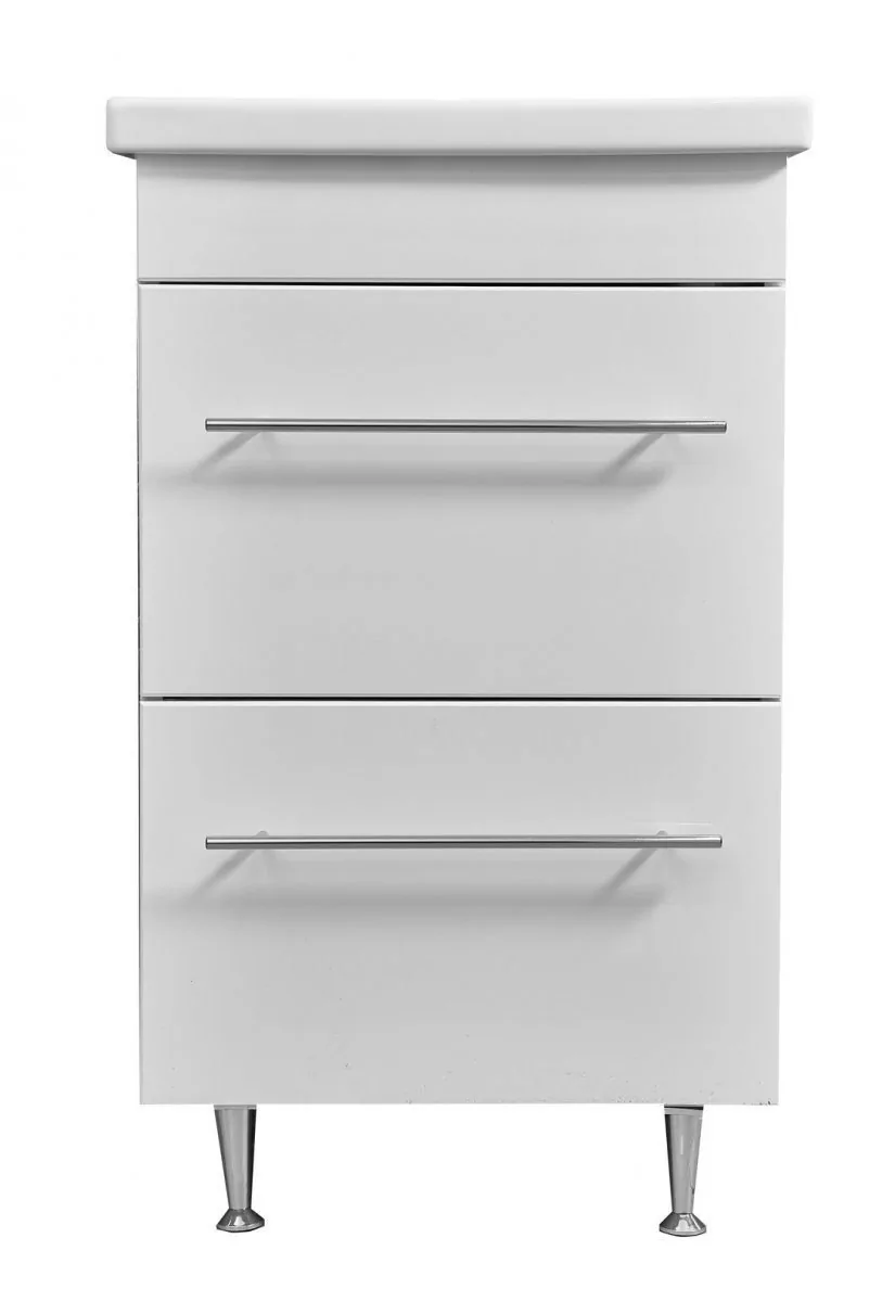 Мебель для ванной Stella Polar Ванесса 50 комплект, напольный, белый глянец от магазина Vanna-Vanna.ru!