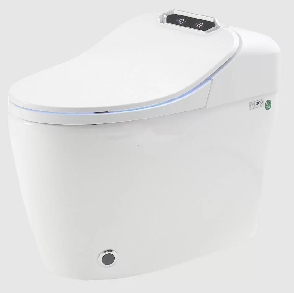 Унитаз Timo TE-731 электронный с биде, напольный, приставной, белый
