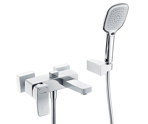 Смеситель для ванны WasserKraft Aller 1061WHITE хром