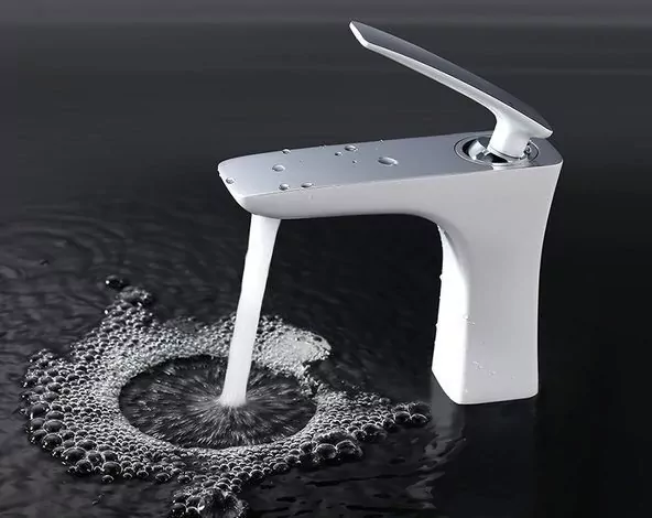 Смеситель для раковины Timo Helmi 4061/00-16F хром/белый