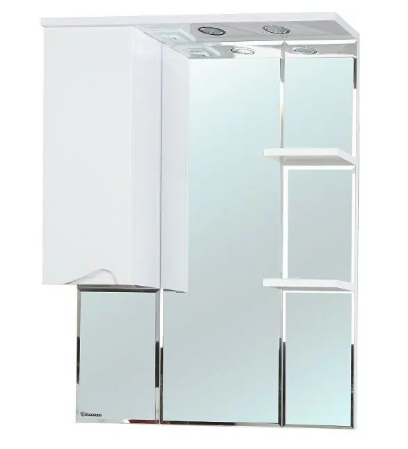 Зеркало-шкаф Bellezza Эйфория 80 L свет, белый
