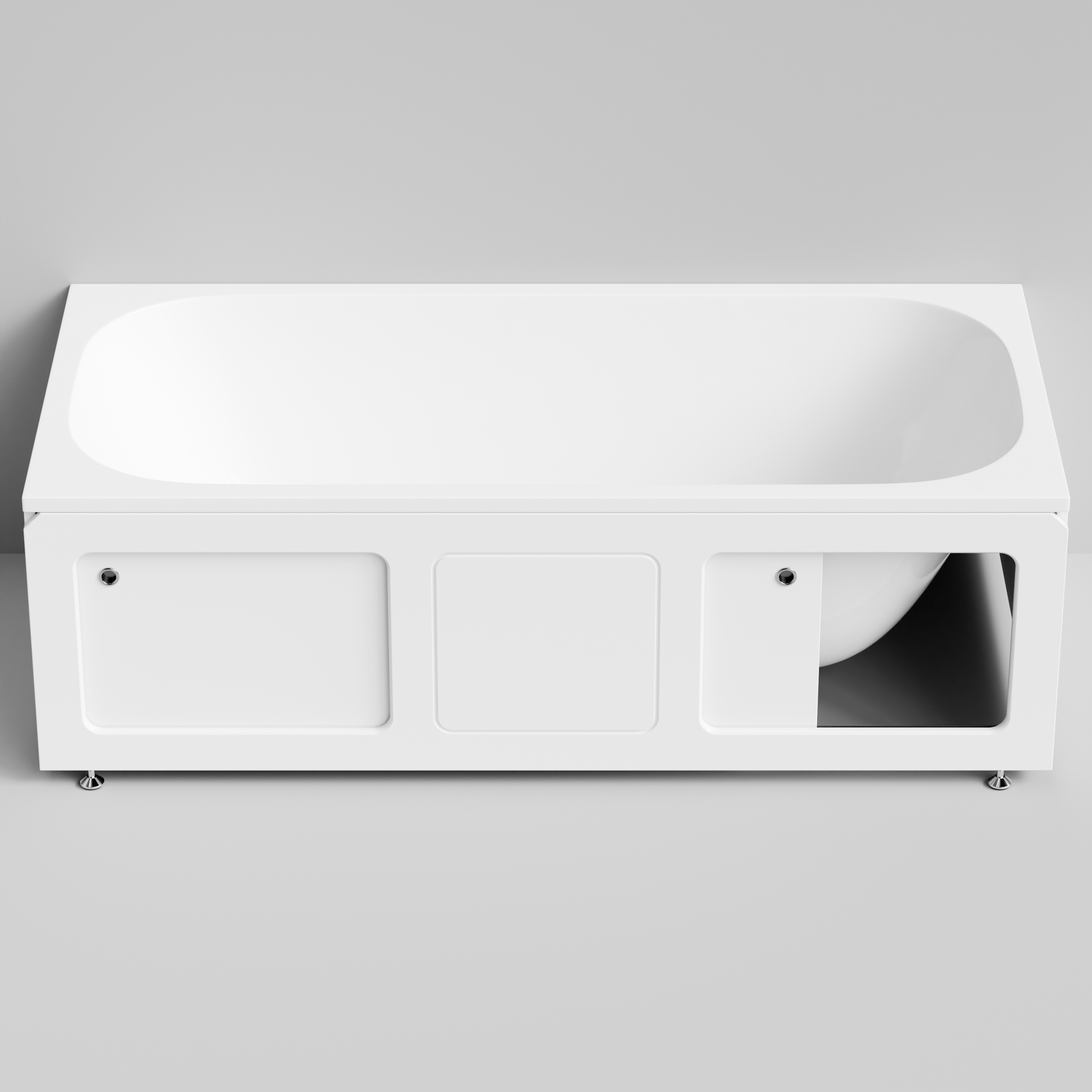 Экран под ванну Vod-ok Хит 180 раздвижной белый + 15 цветов