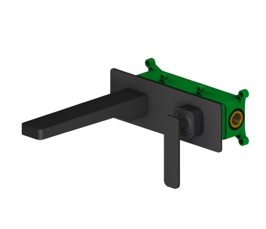 Смеситель для раковины Timo Torne 4371/03SM черный матовый