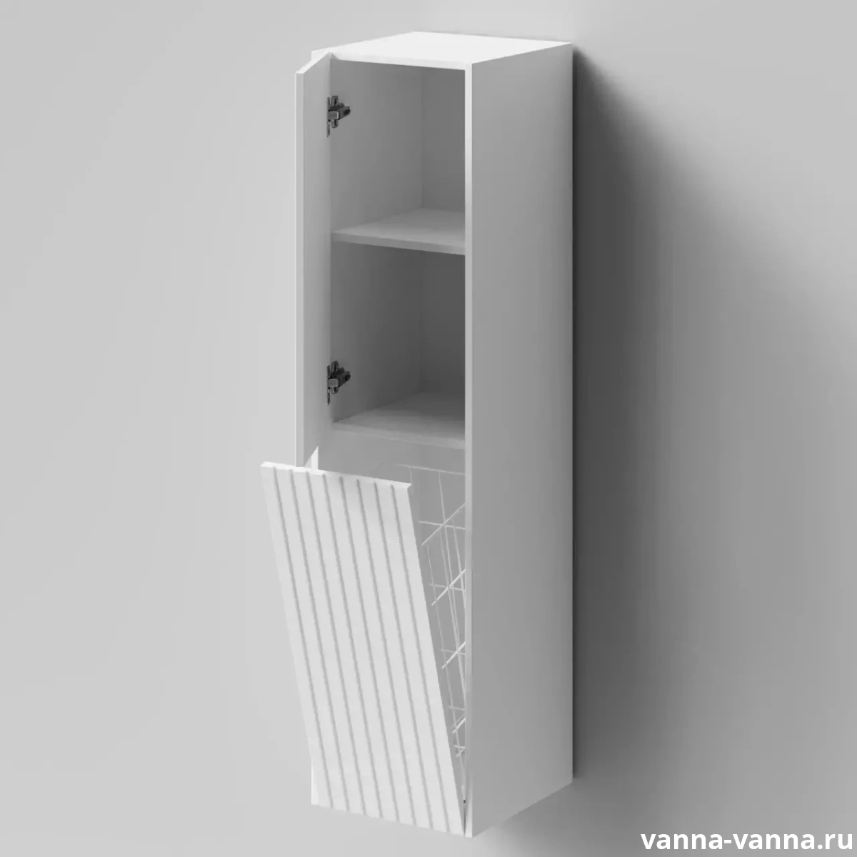 Пенал Vod-ok Тач 35 L/R, с корзиной, подвесной, белый + 13 цветов от магазина Vanna-Vanna.ru!