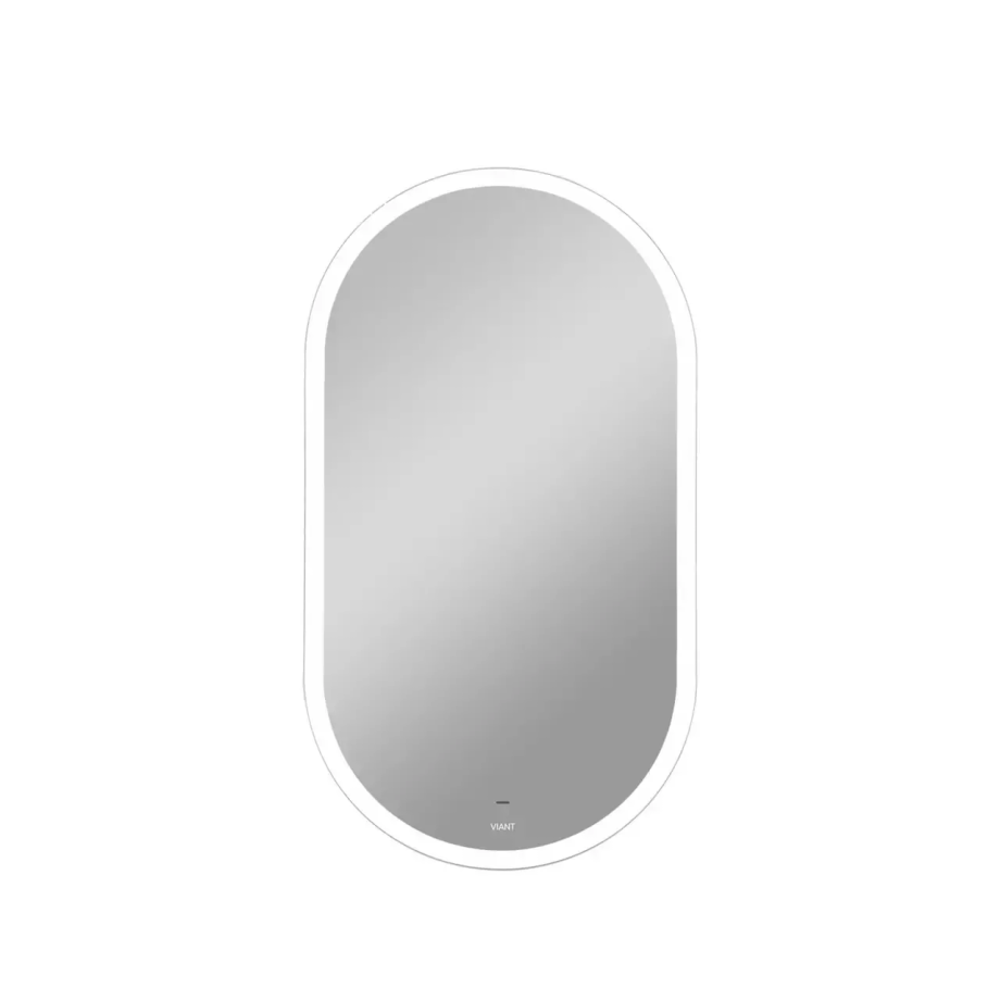 Зеркало Viant Марсель 65х100 свет, белый