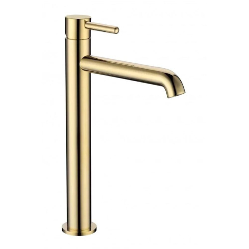 Смеситель для раковины высокий Grocenberg GB3029MG, матовое золото от магазина Vanna-Vanna.ru!
