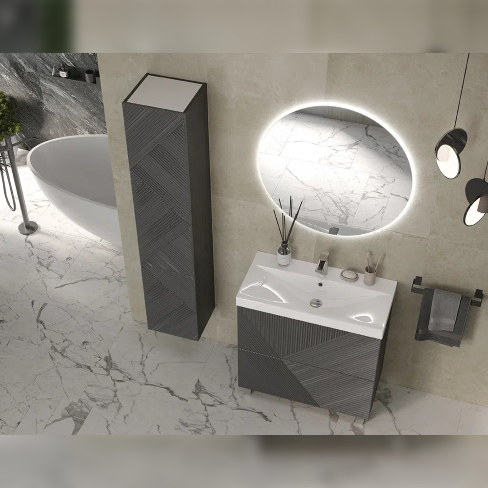 Пенал Velvex Edge 35 см, графит