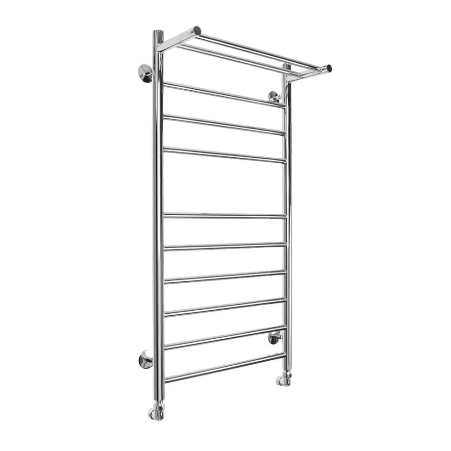 Полотенцесушитель водяной Domoterm Медея сп П10 500х1000 с полкой, хром