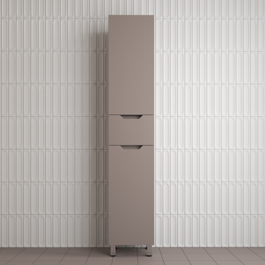 Пенал Style Line Остин 36 R, напольный, 1 ящик, тауп темный