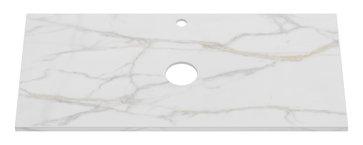 Тумба с раковиной Brevita Shanel 100 подвесная, белый