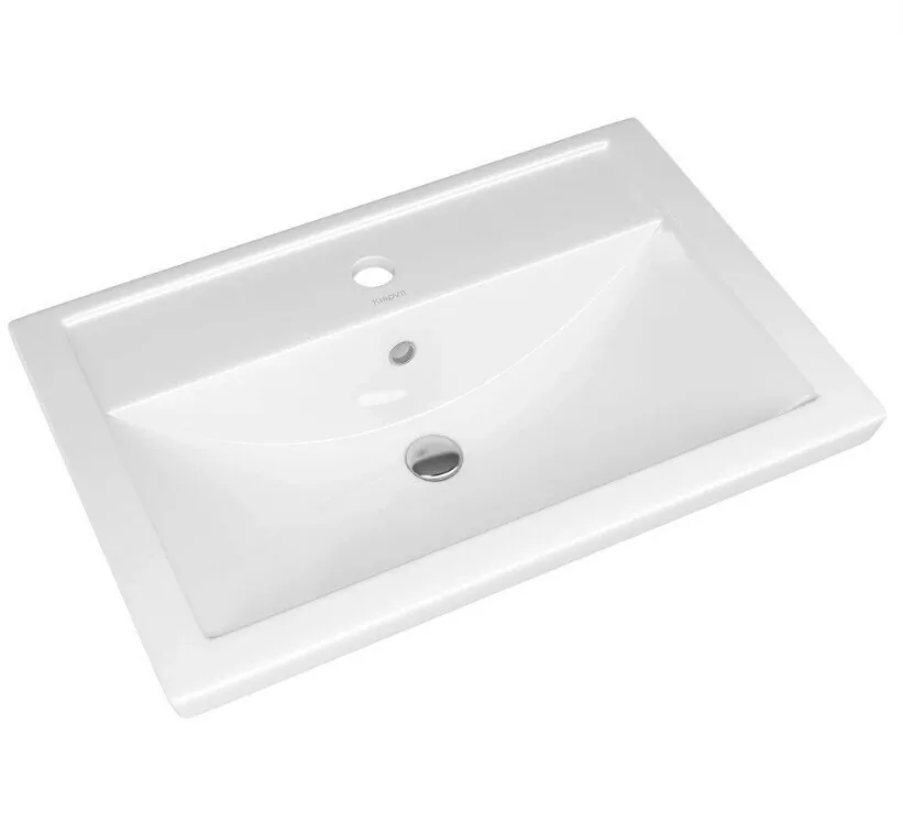 Тумба с раковиной Sanflor Ларго 70 напольная, вяз швейцарский от магазина Vanna-Vanna.ru!