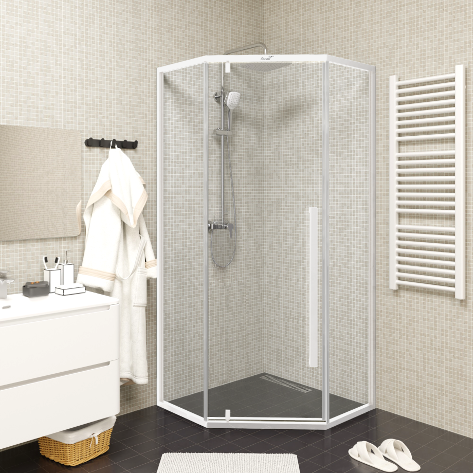 Душевой уголок Cerutti Spa C3AW без поддона (90x90x195)