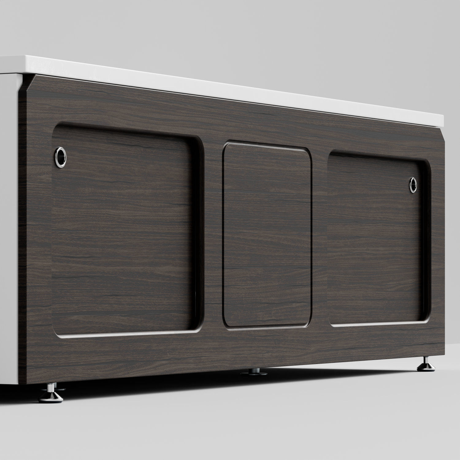 Экран под ванну Vod-ok Хит 180 раздвижной венге