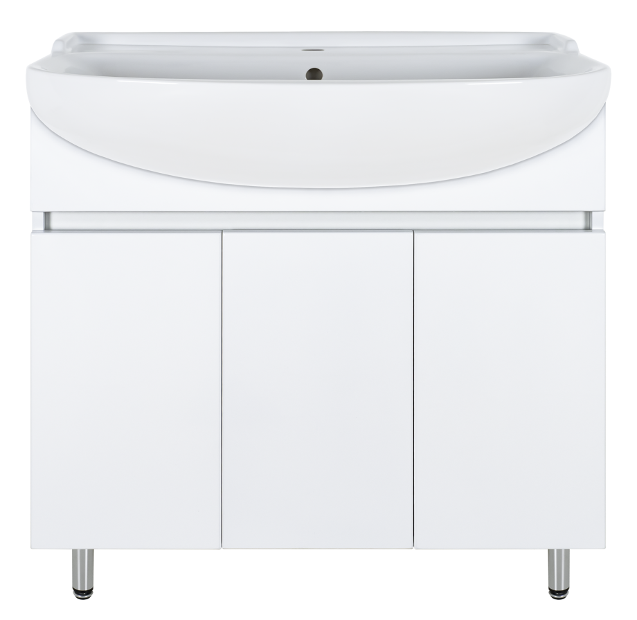 Тумба с раковиной Misty Амур 80 белый