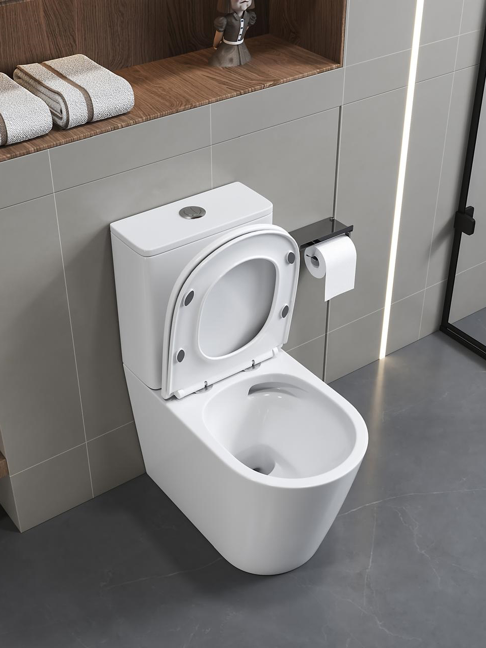 Унитаз Cerutti Spa PIERA Tornado CT10560 напольный, белый