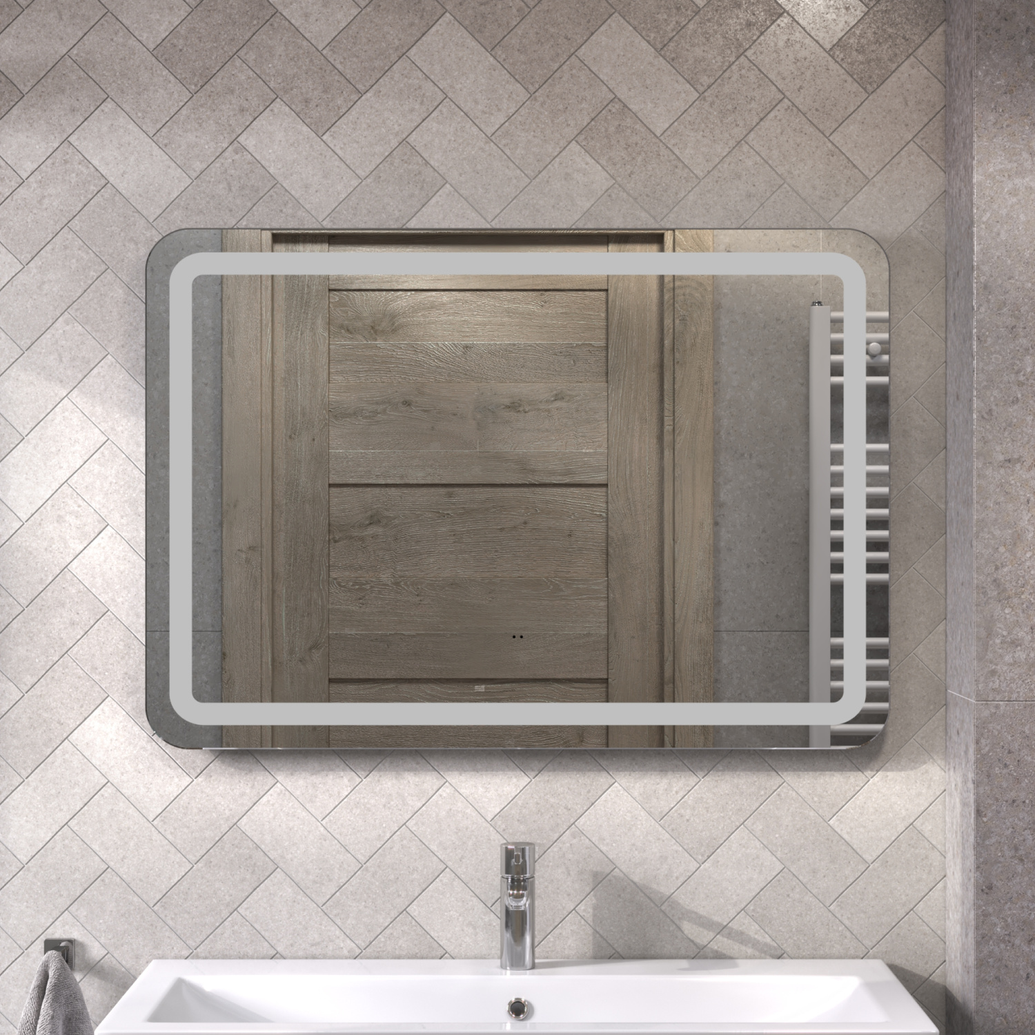 Зеркало Vigo Jess Classic 1000 свет, сенсор