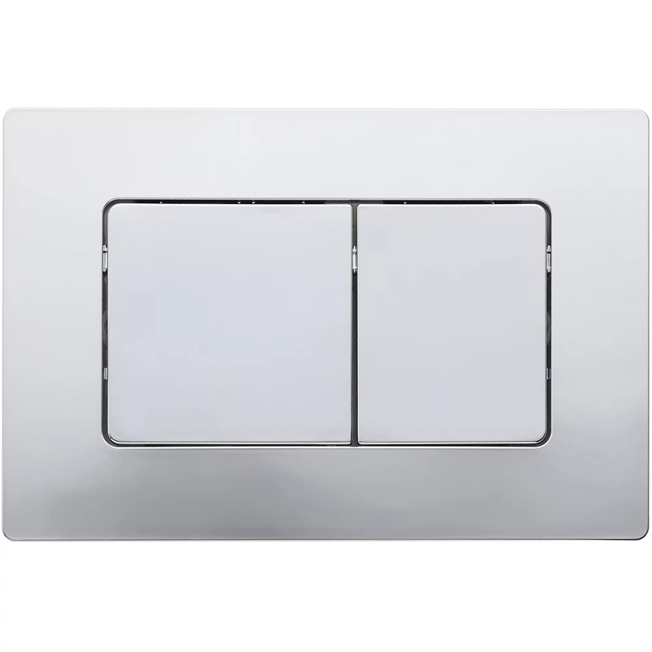 Кнопка смыва Veconi FLUSH V8, FLV8-C, 240х162х7, пластик, хром глянец