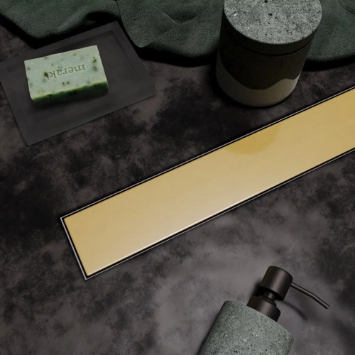 Душевой лоток Veconi Stesso Gold 900 от магазина Vanna-Vanna.ru!