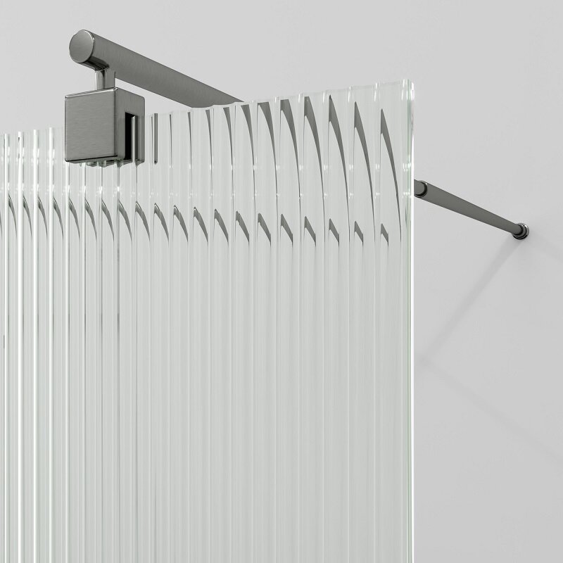 Душевая перегородка WasserKRAFT Vechte 60W46GR-FL графит