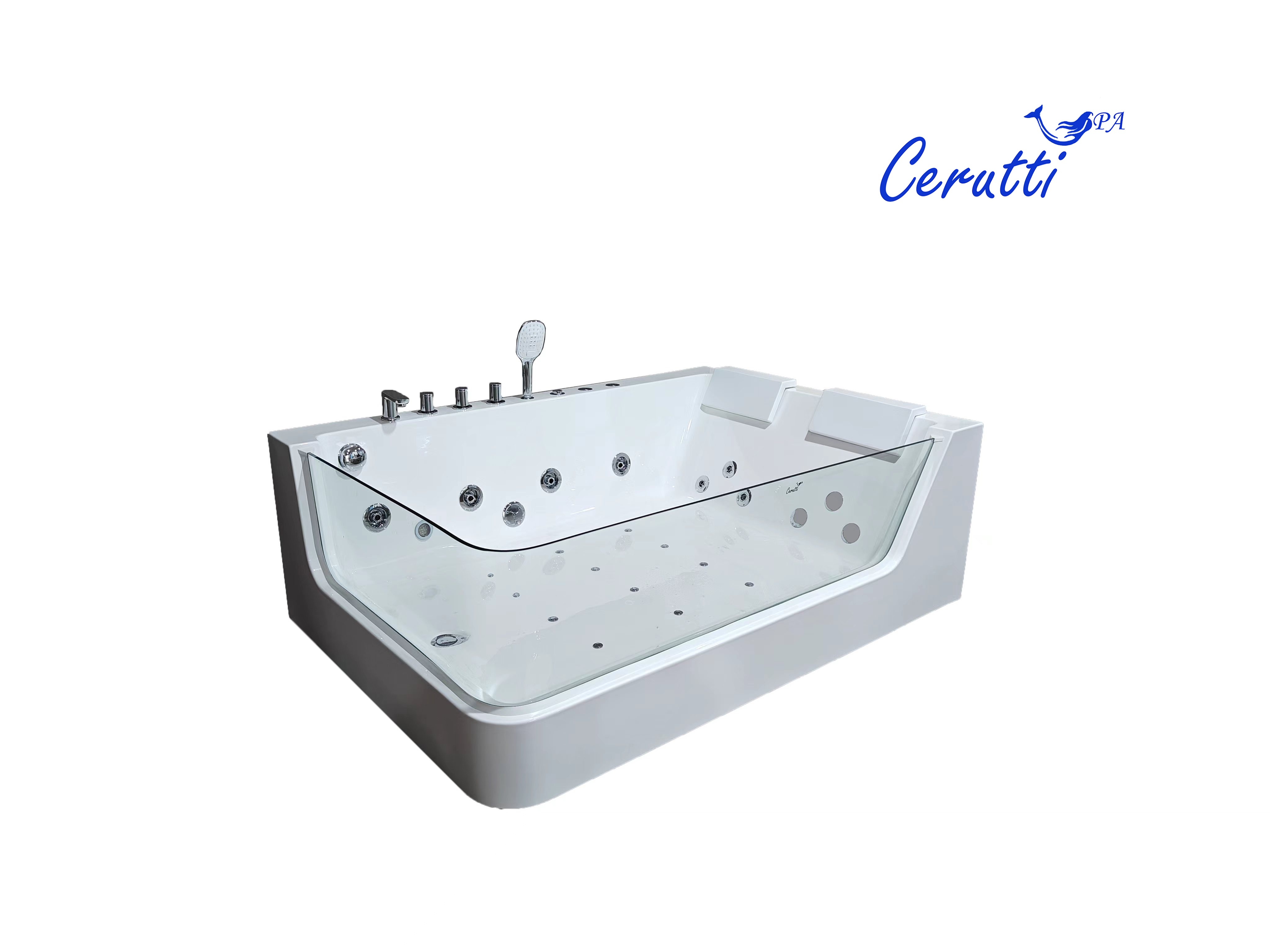 Ванна Cerutti Spa C-495R акриловая, гидромассажная (1700x1200x580)