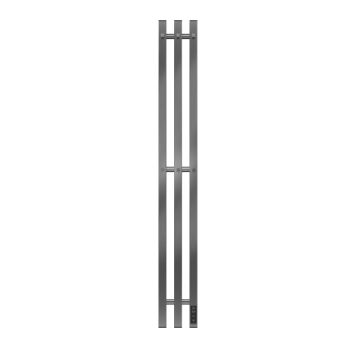 Полотенцесушитель электрический APEXTERMO Sirius SR10112GN 1100x120 с крючками, оружейная сталь от магазина Vanna-Vanna.ru!