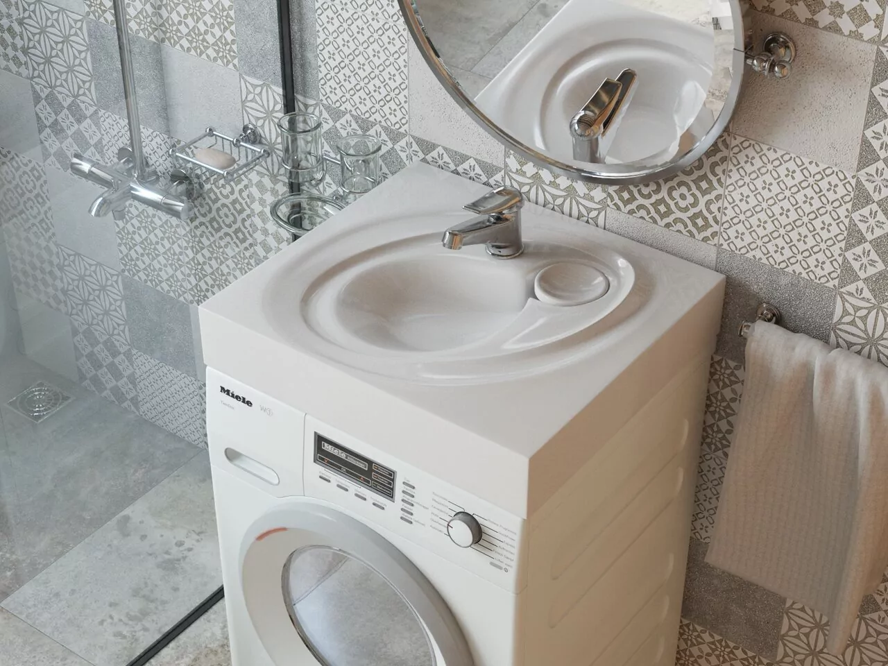 Раковина Stella Polar Пальмира 60х55 белая