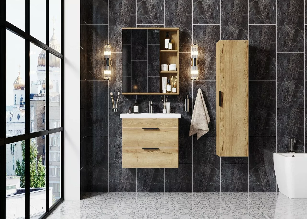 Пенал Onika Легран 30.10 У L/R подвесной, дуб галифакс