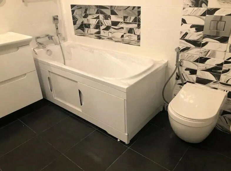 Экран под ванну Emmy Элис MAX 150 раздвижной белый