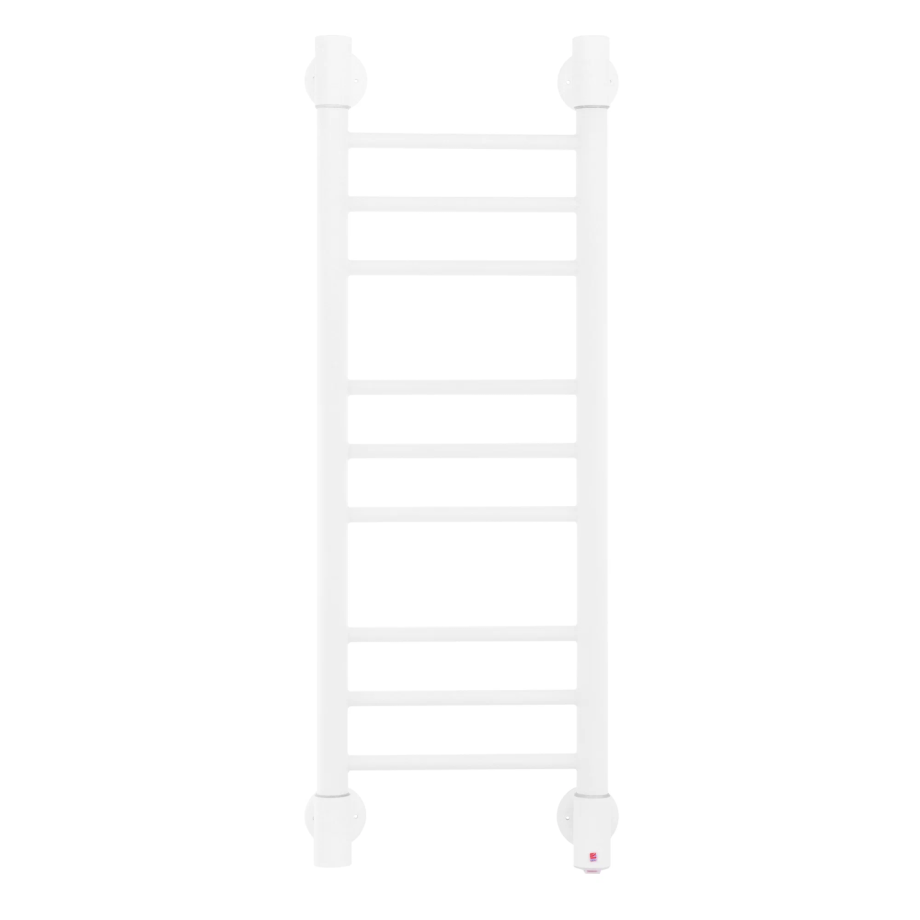 Полотенцесушитель электрический Energy Ergo2 P 850x300 белый матовый, тип лесенка прямая, узкий, скрытый/наружный монтаж