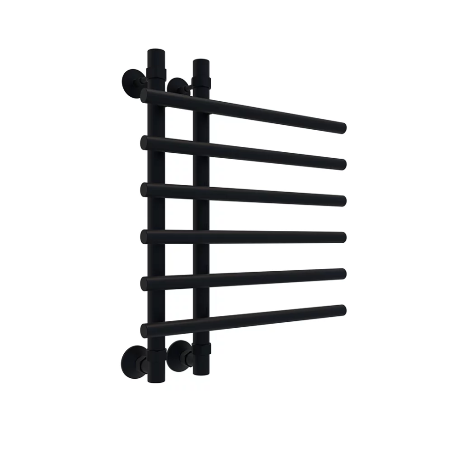 Полотенцесушитель водяной Veconi Tufo, 50/10/60, черный