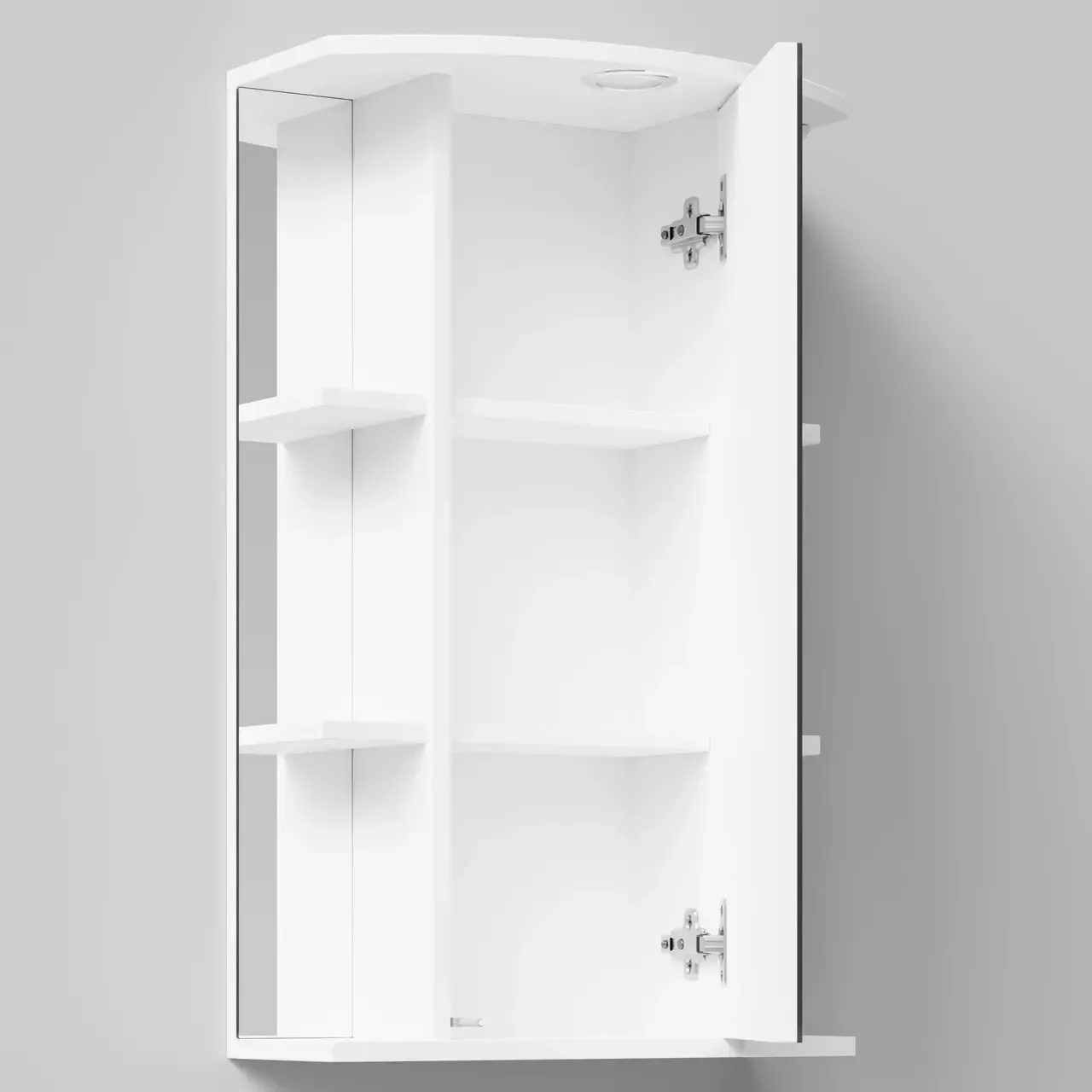 Зеркало-шкаф Vod-ok Эльба 50 L/R свет, белый