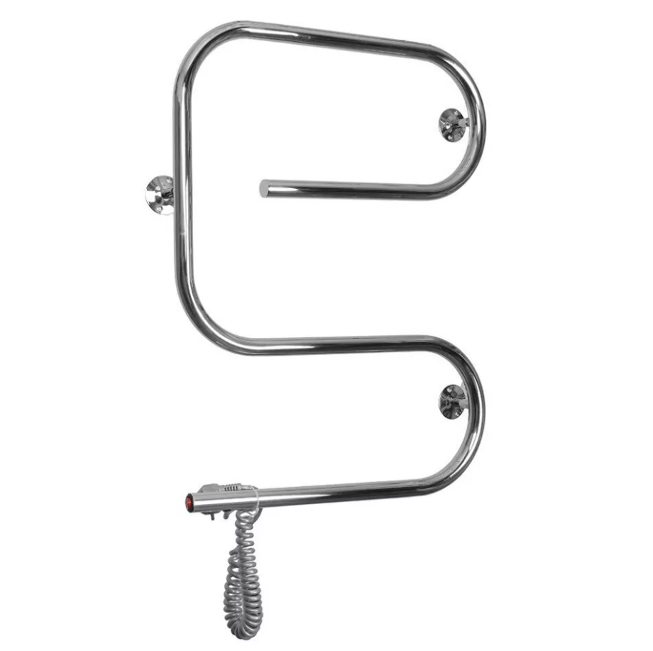 Полотенцесушитель электрический Domoterm 105-25 50х65 L левый, хром