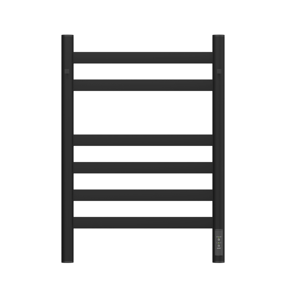 Полотенцесушитель электрический APEXTERMO Sfera SF10164BM 600x400 с крючками, черный матовый