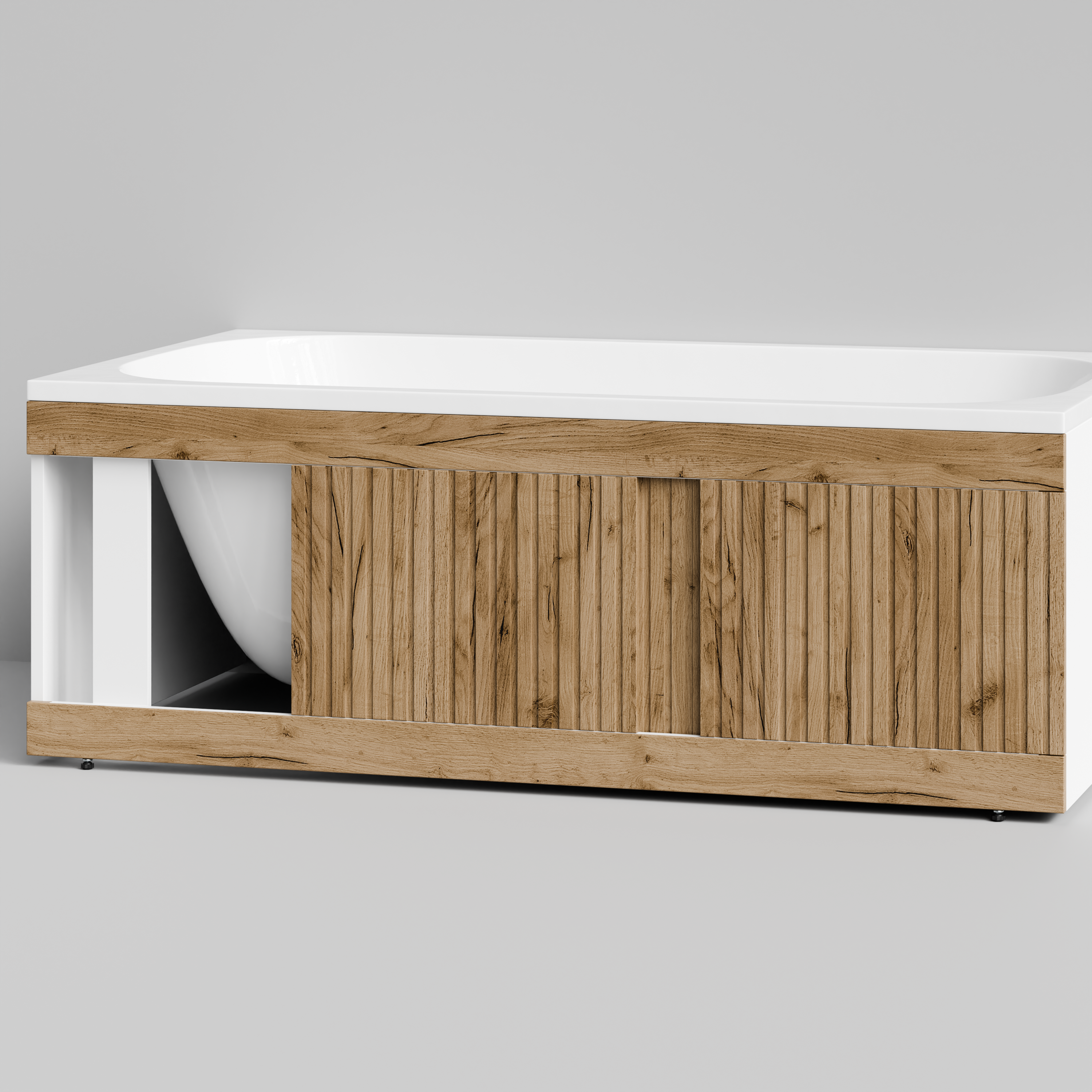 Экран под ванну Vod-ok Тач 150 раздвижной Дуб Тортуга