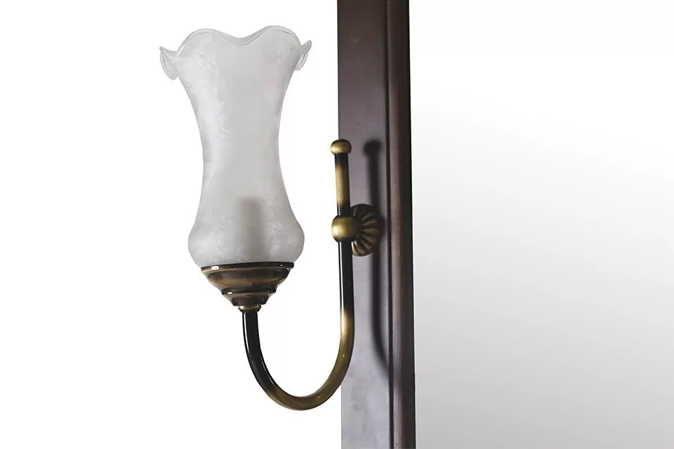 Зеркало Asb-Woodline Салерно 65 свет, антикварный орех