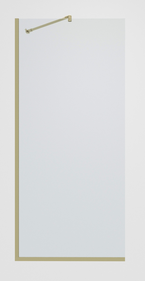 Душевая перегородка Timo TP-1190/17C-8 прозрачное стекло, профиль золото