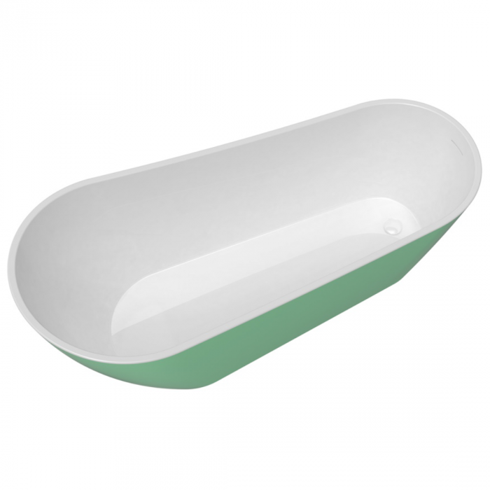 Ванна акриловая Delice Riviera 170х74 DLR440103G зеленый матовый