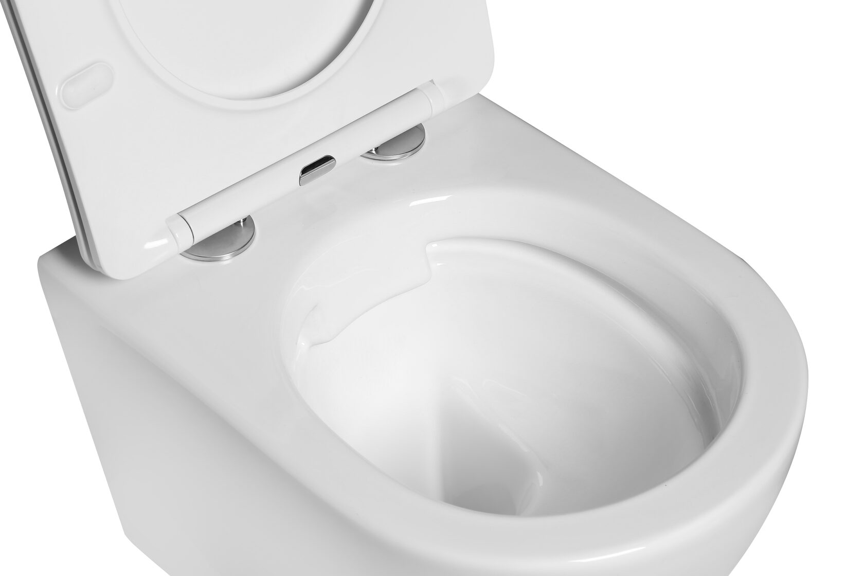 Унитаз SantiLine SL-5005 подвесной, с микролифтом, белый