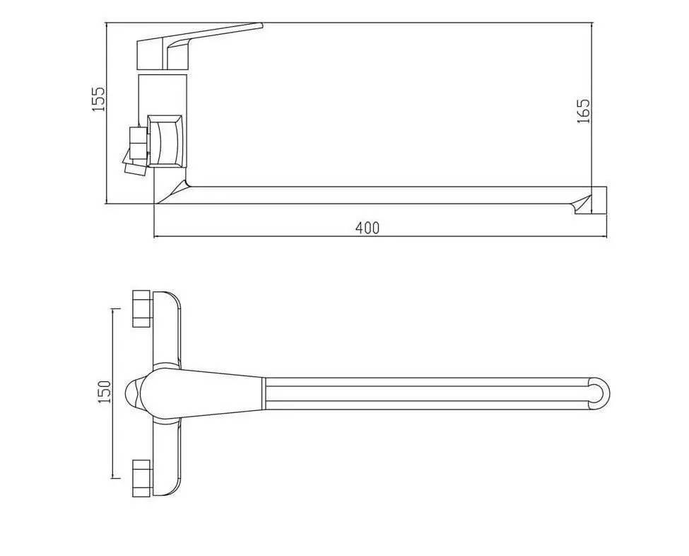 Смеситель для ванны BochMann CK-Z18A8 хром