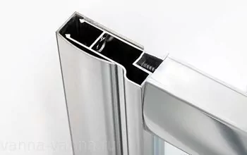 Душевая дверь WasserKraft Lippe 45S09 170 в нишу, раздвижная, прозрачное стекло, хром