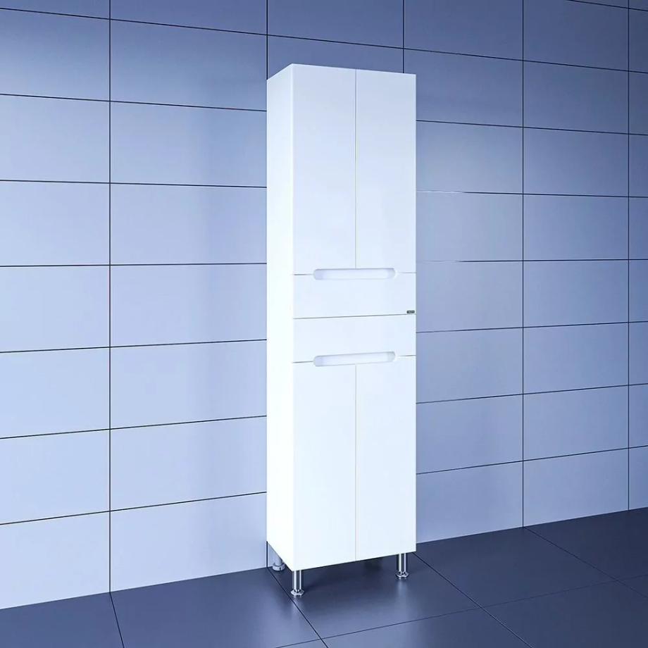 Пенал Санта Лондон 50 напольный, белый