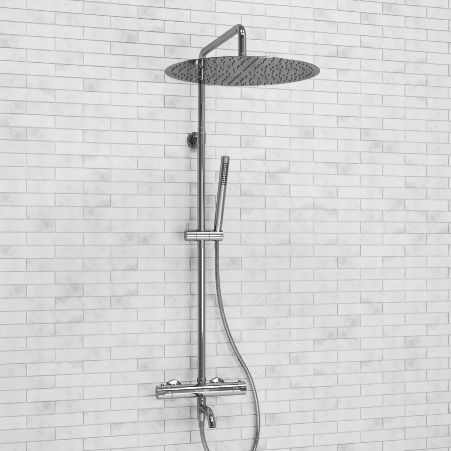 Душевая стойка WasserKraft A188.117.137.010.CH Thermo хром