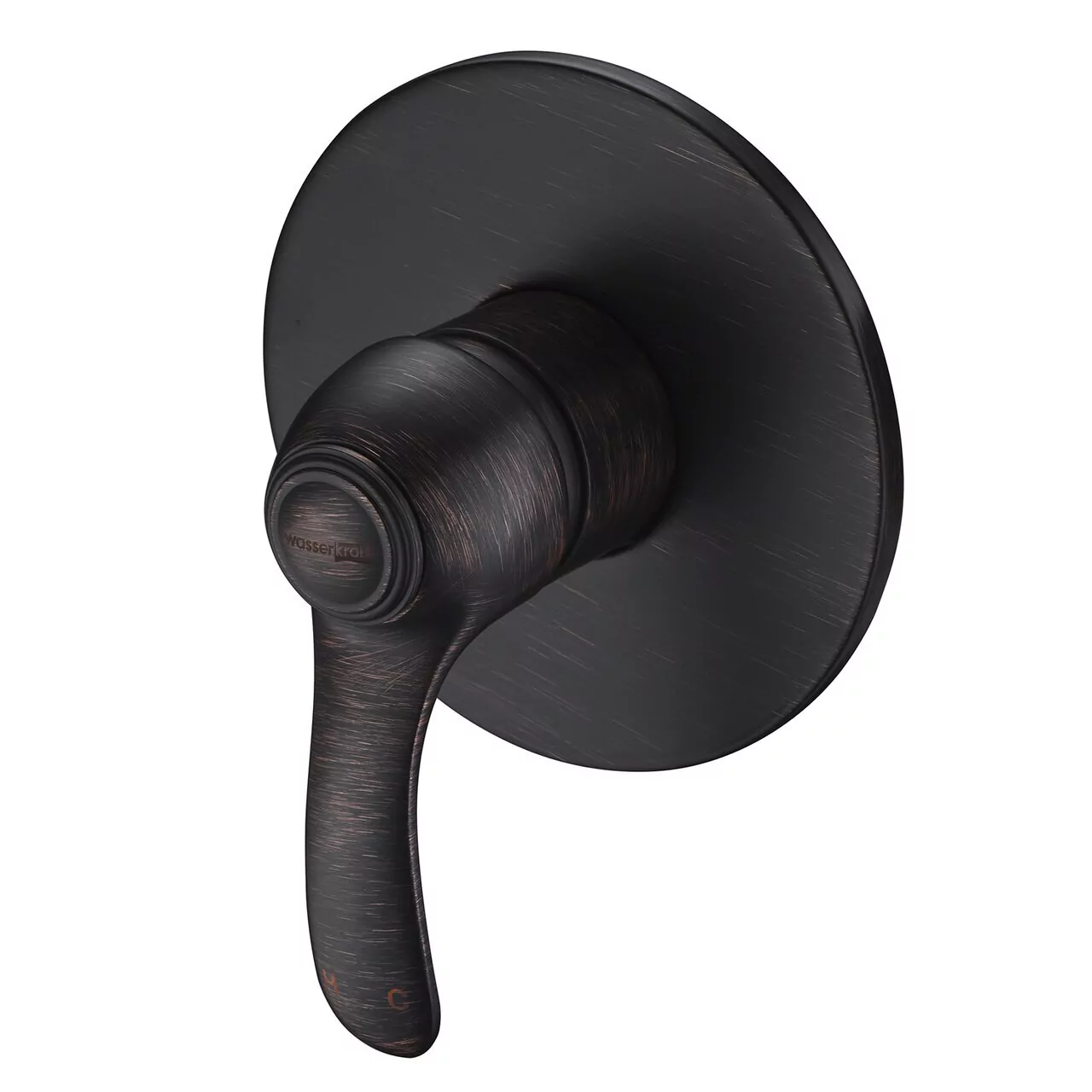 Смеситель WasserKraft Isar 1351 встраиваемый, на 1 выход, темная бронза