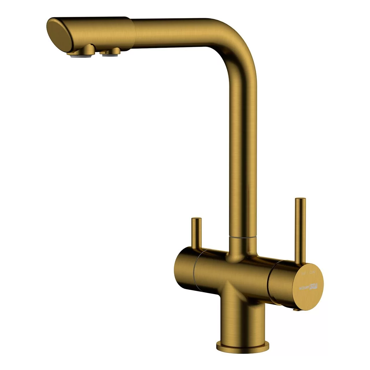 Смеситель для кухни WasserKraft A8387 глянцевое золото