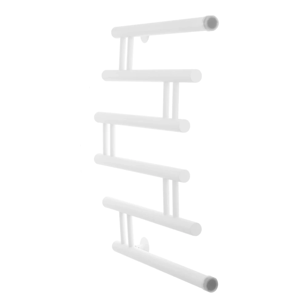 Полотенцесушитель водяной Energy Modern 600x500 белый матовый, нержавеющая сталь AISI304, боковое подключение 1" от магазина Vanna-Vanna.ru!