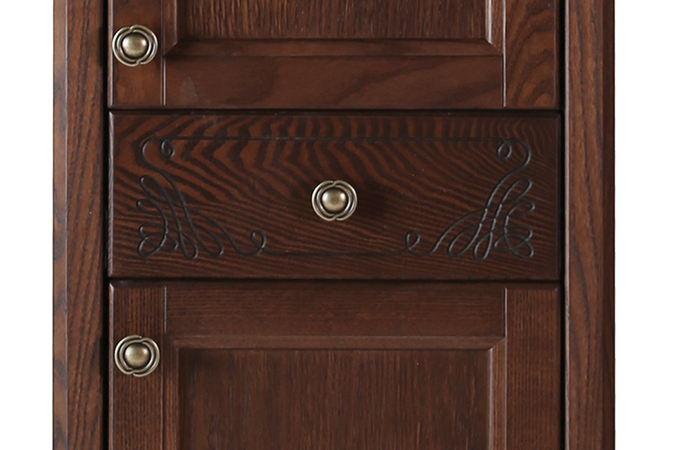 Пенал ASB Woodline Салерно 40 R напольный, антикварный орех