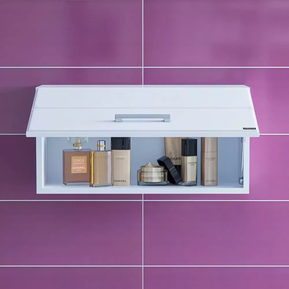 Шкаф навесной Санта Омега 60х30 горизонтальный, белый